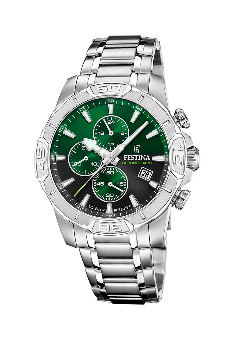 RELOJ F20704/5 FESTINA VERDE HOMBRE TIMELESS CHRONOGRAPH - 1