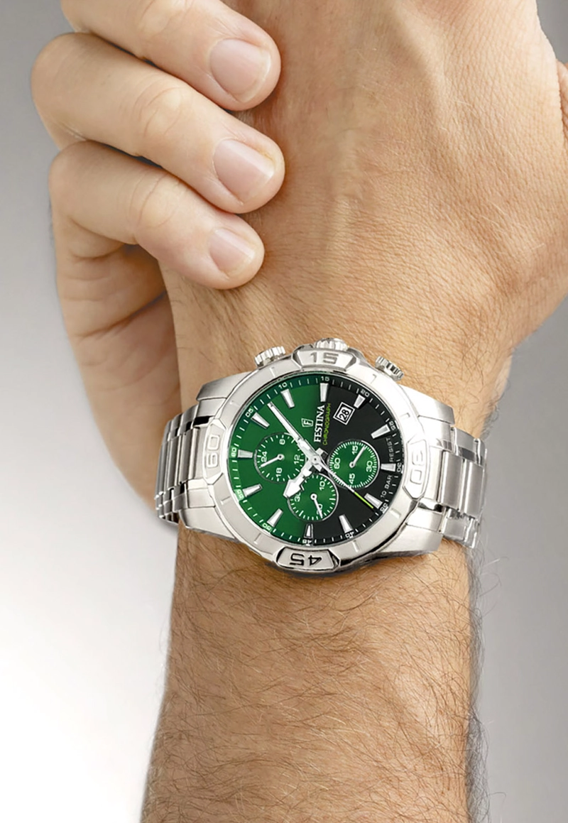 RELOJ F20704/5 FESTINA VERDE HOMBRE TIMELESS CHRONOGRAPH - 3