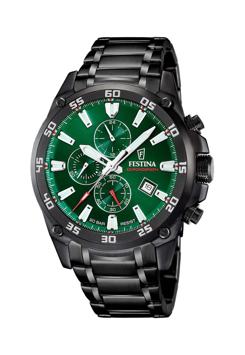 RELOJ F20735/2 FESTINA VERDE HOMBRE TIMELESS CHRONOGRAPH - 1