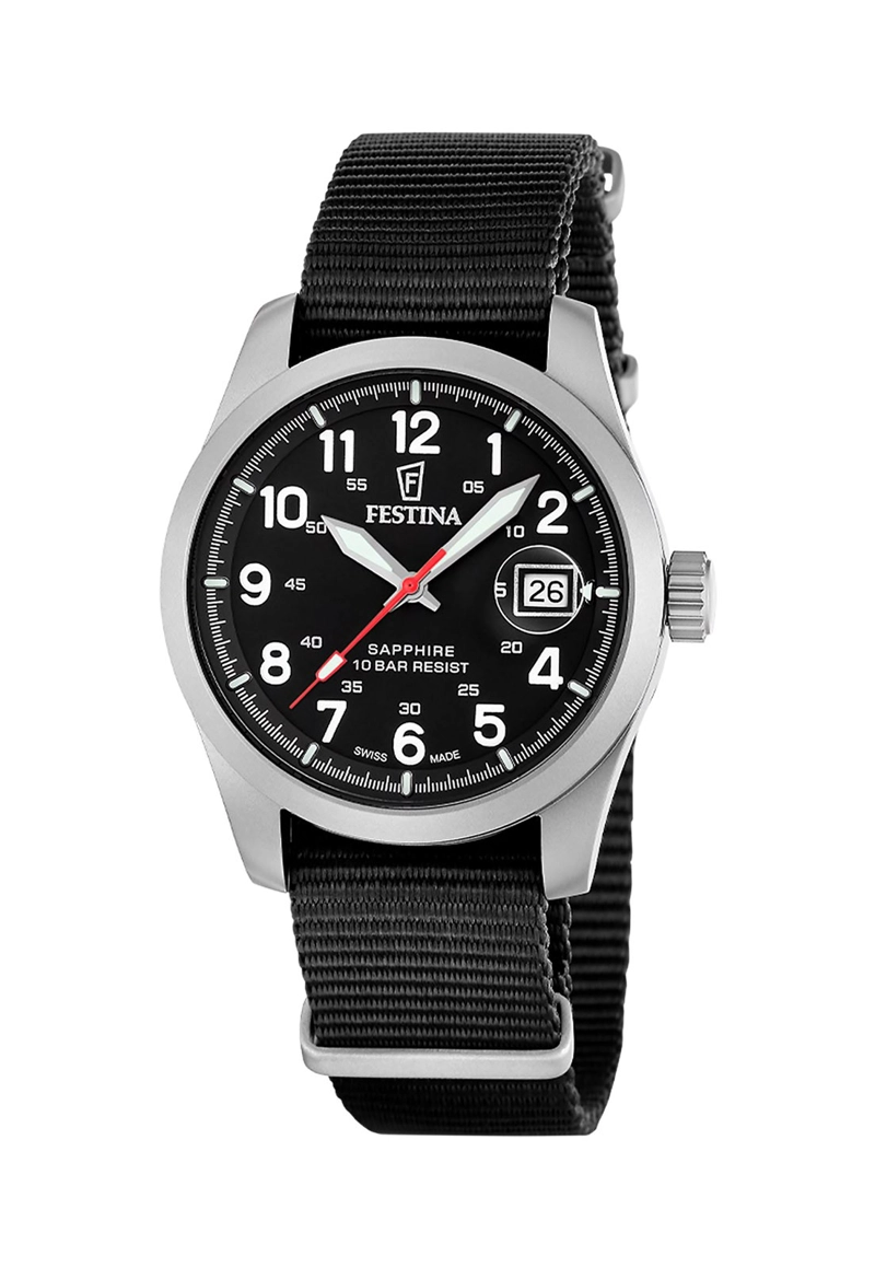 RELOJ F20082/3 FESTINA SWISS NEGRO HOMBRE FIELD WATCHES - 1