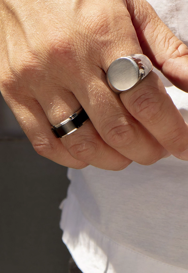 ANILLO LS2395-3/220 LOTUS STYLE HOMBRE DARK STYLE - 2