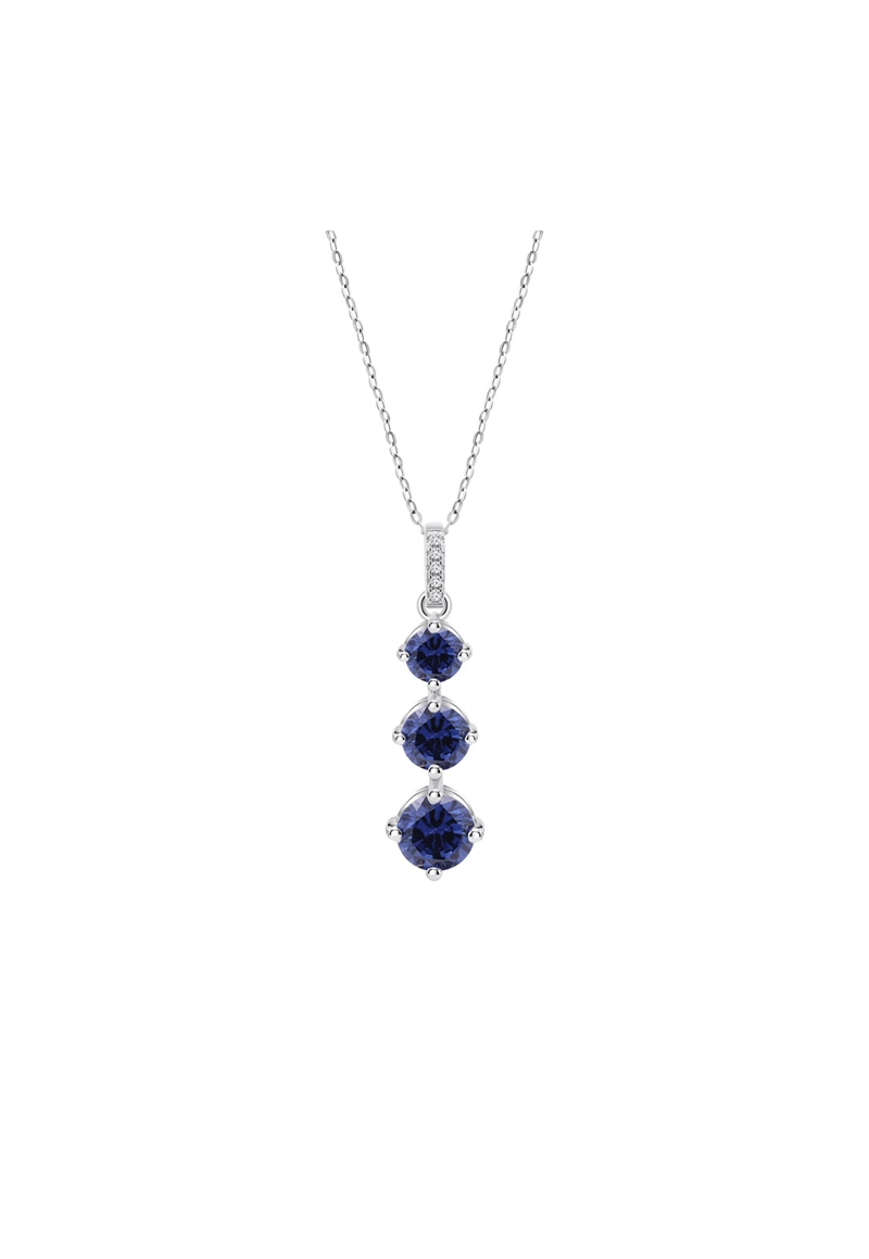 COLLAR LP3785-1/2 LOTUS SILVER MUJER LEROS - 1
