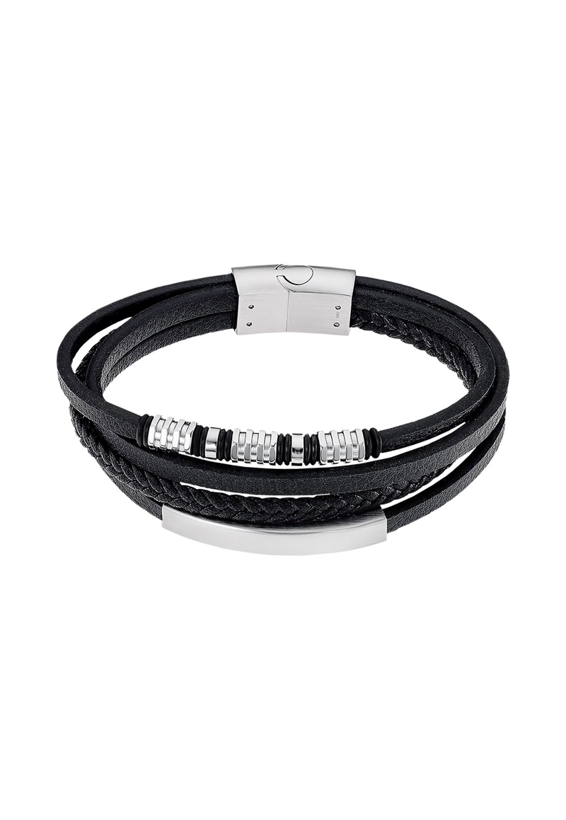 PULSERA LS2383-2/1 LOTUS STYLE HOMBRE MEN IN BLACK - 1