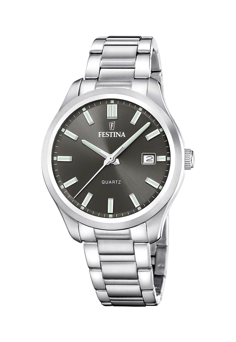 RELOJ F20736/5 FESTINA NEGRO HOMBRE ACERO CLASICO - 1