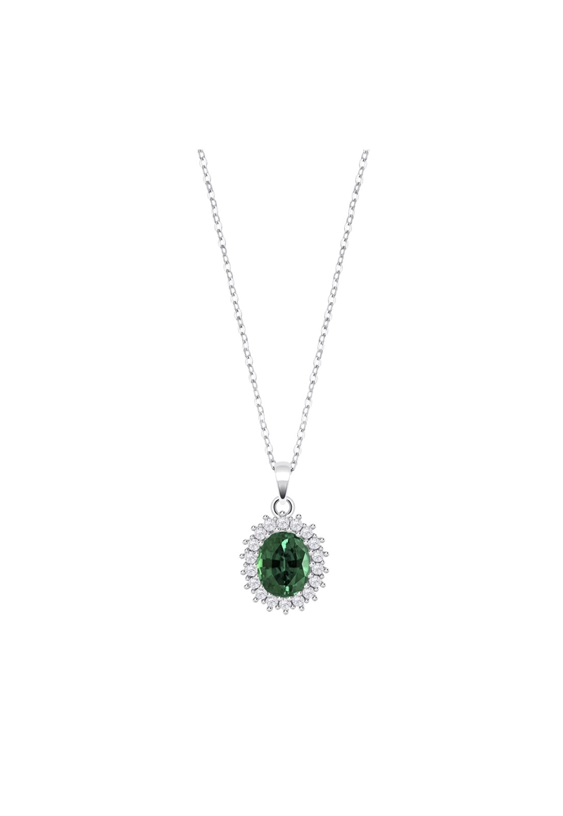 COLLAR LP3459-1/3 LOTUS SILVER MUJER LEROS - 1