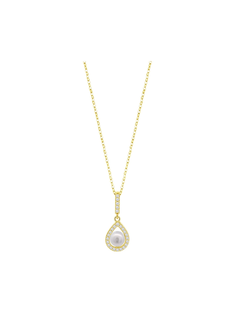 COLLAR LP3198-1/2 LOTUS SILVER MUJER PEARLS - 1