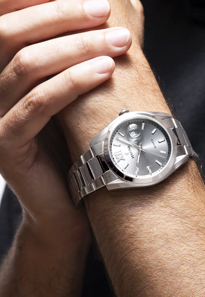RELOJ F20707/1 FESTINA GRIS HOMBRE ACERO CLASICO - 3