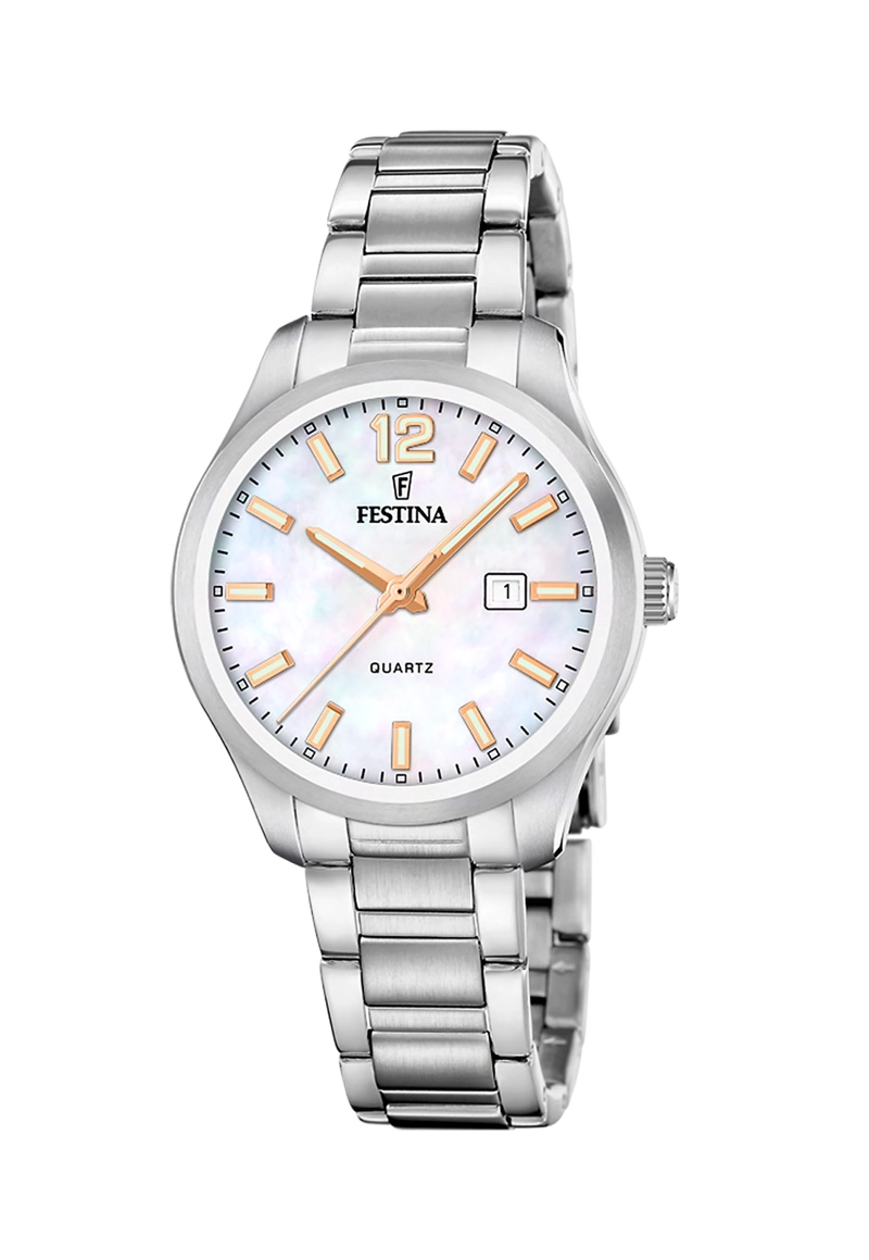 RELOJ F20737/6 FESTINA BLANCO MUJER ACERO CLASICO - 1