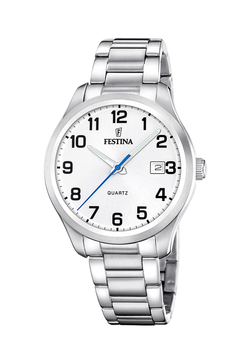 RELOJ F20736/1 FESTINA BLANCO HOMBRE ACERO CLASICO - 1