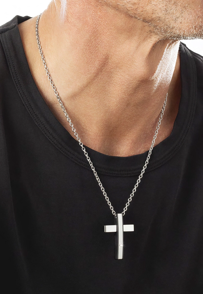 COLLAR LS2369-1/1 LOTUS STYLE HOMBRE MEN IN BLACK - 2