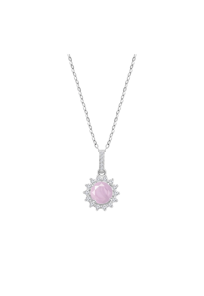 COLLAR LP3791-1/1 LOTUS SILVER MUJER LEROS - 1