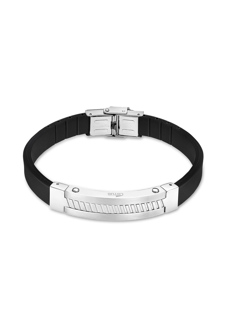 PULSERA LS2454-2/1 LOTUS STYLE HOMBRE MEN IN BLACK - 1