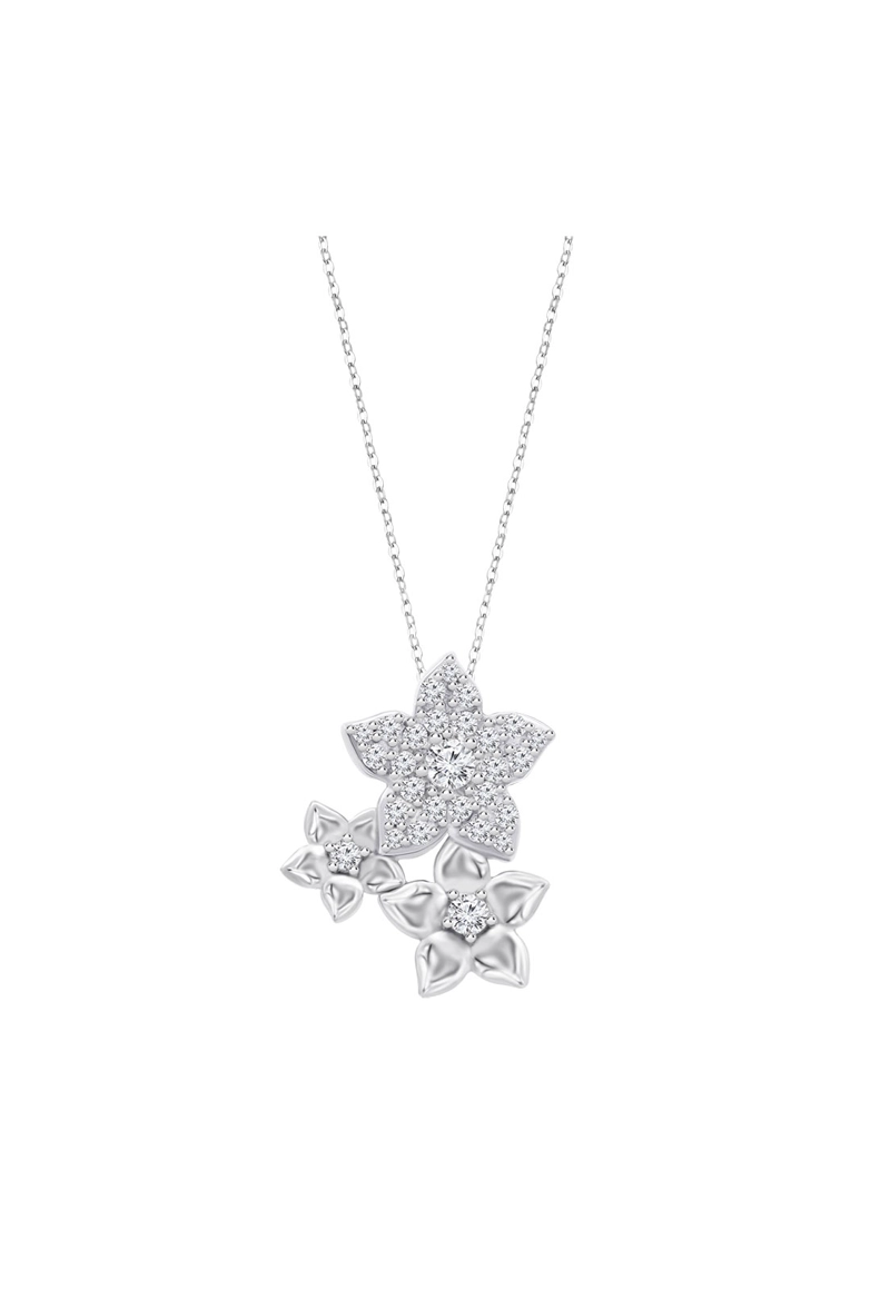 COLLAR LP3836-1/1 LOTUS SILVER MUJER TRENDY - 1