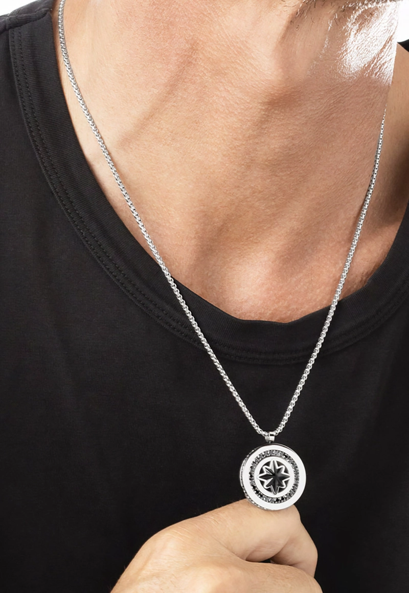 COLLAR LS2368-1/1 LOTUS STYLE HOMBRE MEN IN BLACK - 2