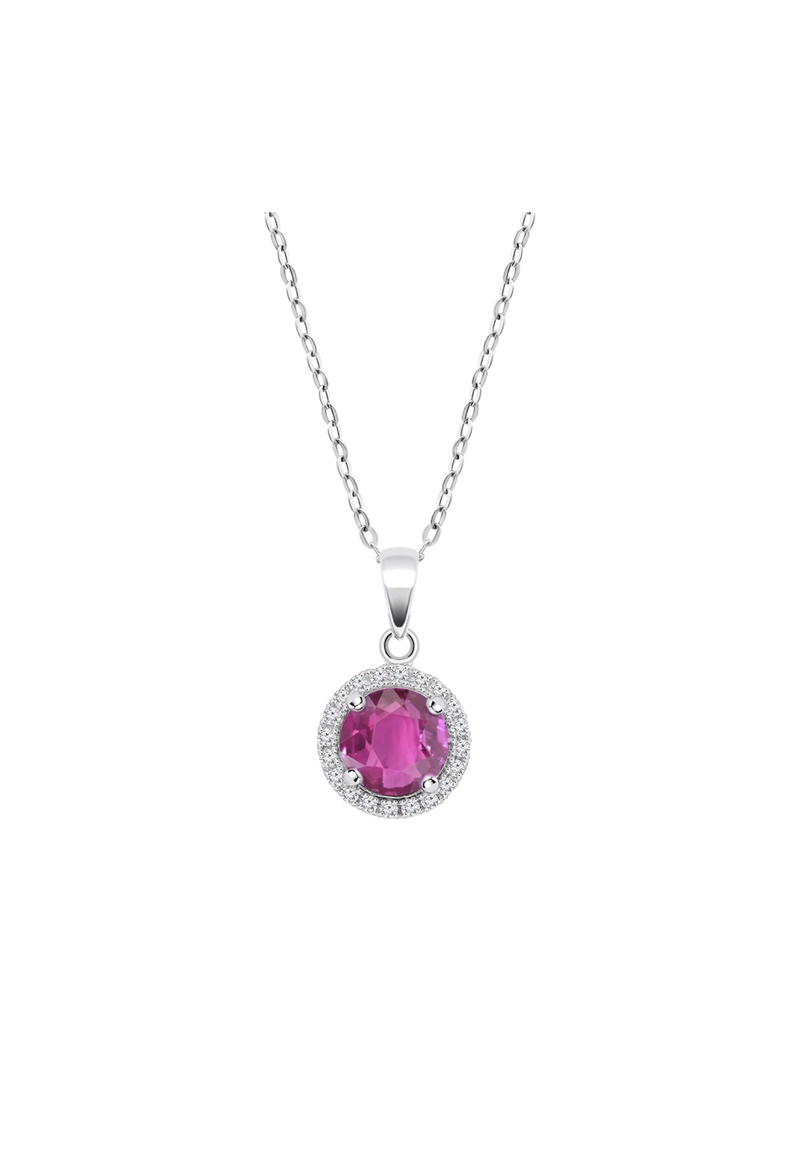 COLLAR LP3790-1/2 LOTUS SILVER MUJER LEROS - 1