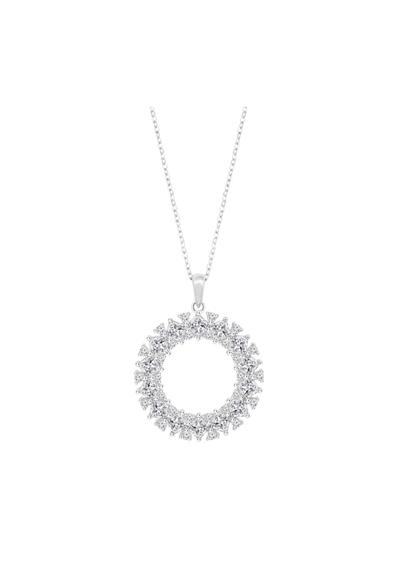 COLLAR LP3838-1/1 LOTUS SILVER MUJER LEROS - 1