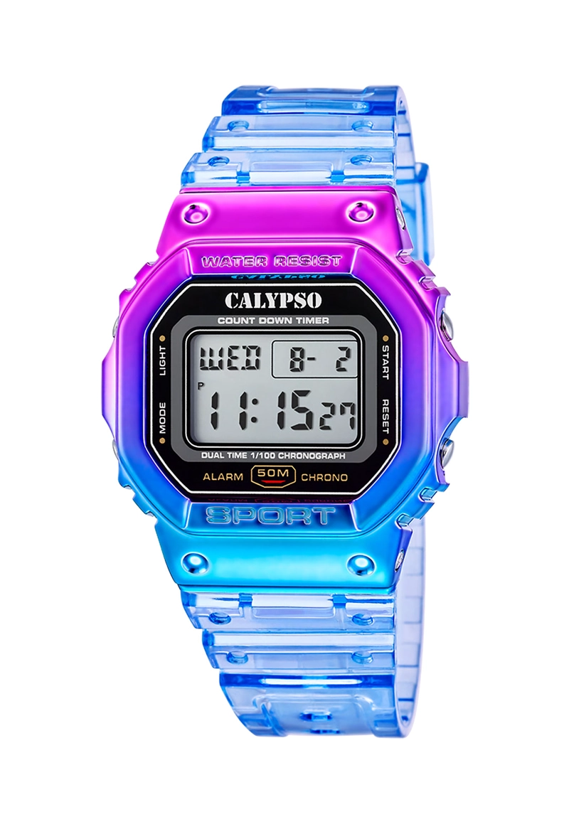 RELOJ K5874/3 CALYPSO LILA MUJER COLOR SPLASH - 1