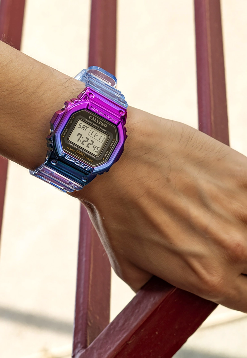 RELOJ K5874/3 CALYPSO LILA MUJER COLOR SPLASH - 2