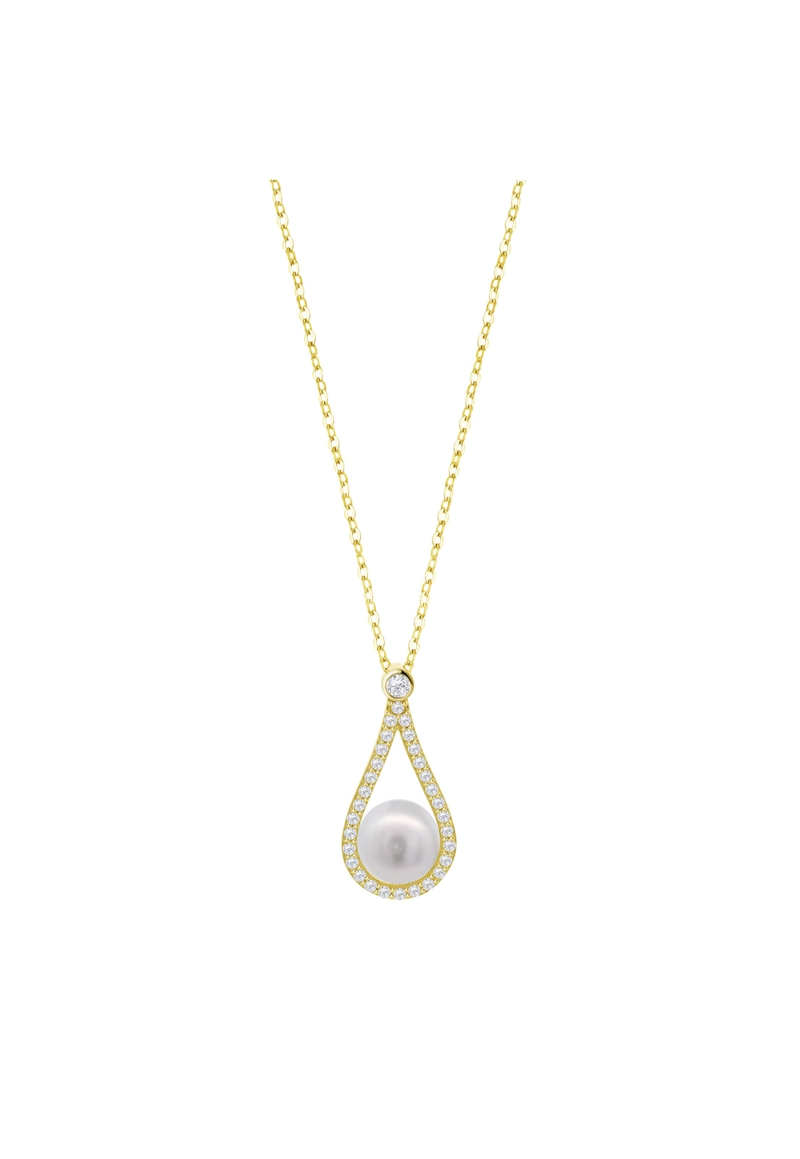 COLLAR LP3481-1/2 LOTUS SILVER MUJER PEARLS - 1