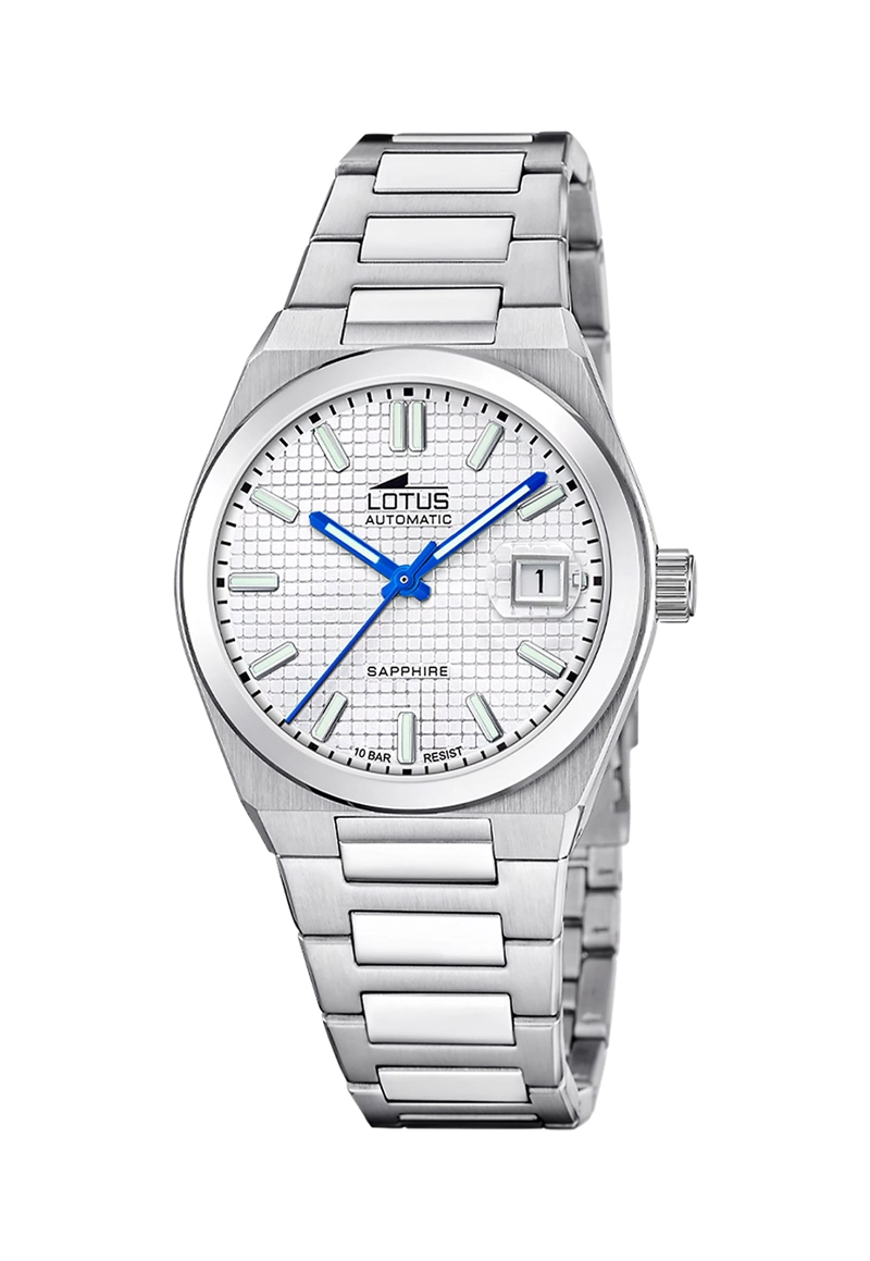 RELOJ 18999/1 LOTUS PLATEADO HOMBRE AUTOMATICO - 1