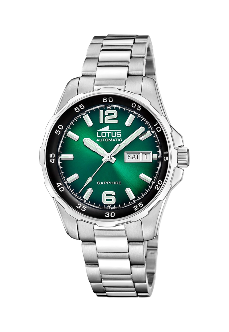 RELOJ 18997/3 LOTUS VERDE HOMBRE AUTOMATICO - 1