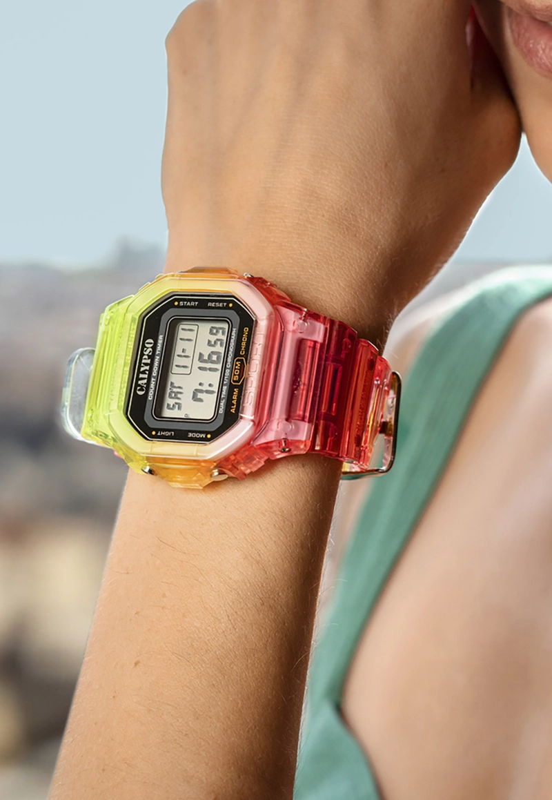 RELOJ K5874/4 CALYPSO AMARILLO MUJER COLOR SPLASH - 2