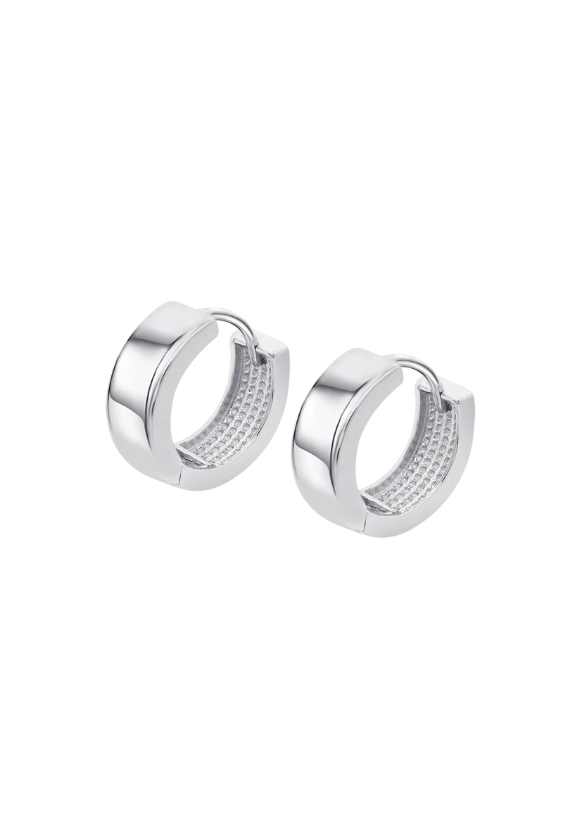 AROS LP3777-4/1 LOTUS SILVER MUJER HOOPS - 1