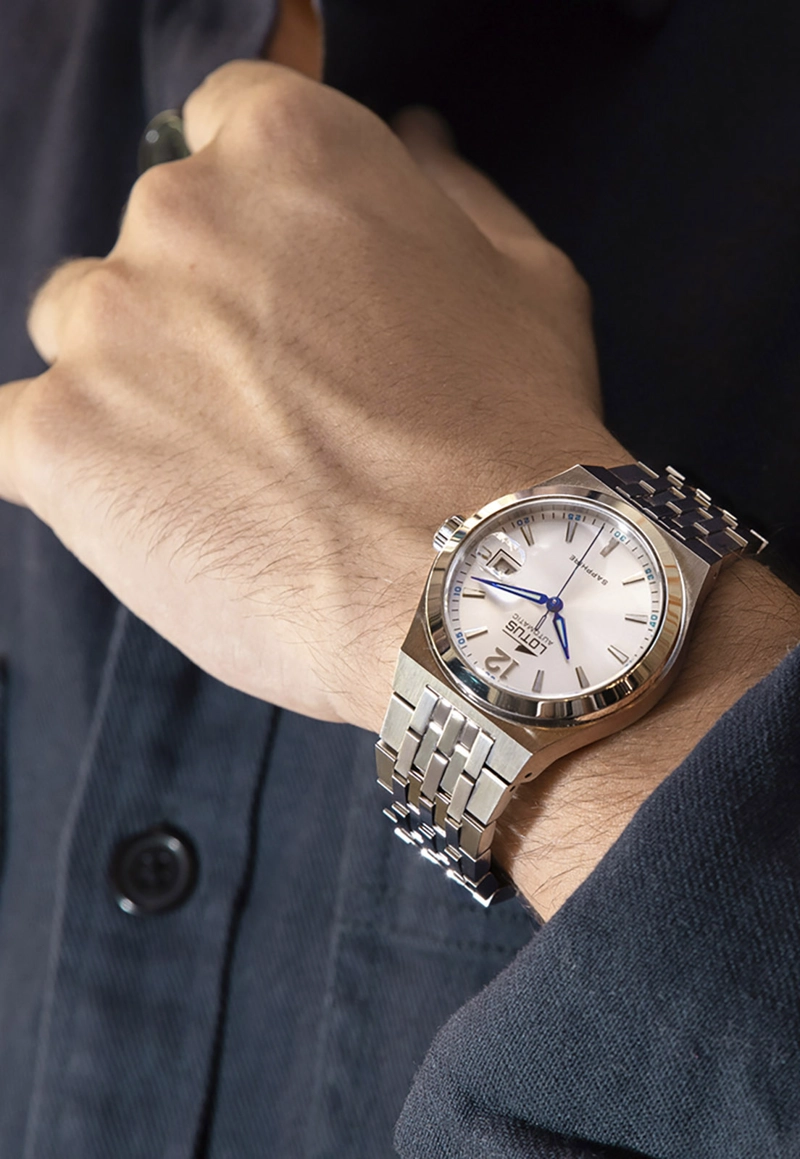 RELOJ 19000/1 LOTUS PLATEADO HOMBRE AUTOMATICO - 3