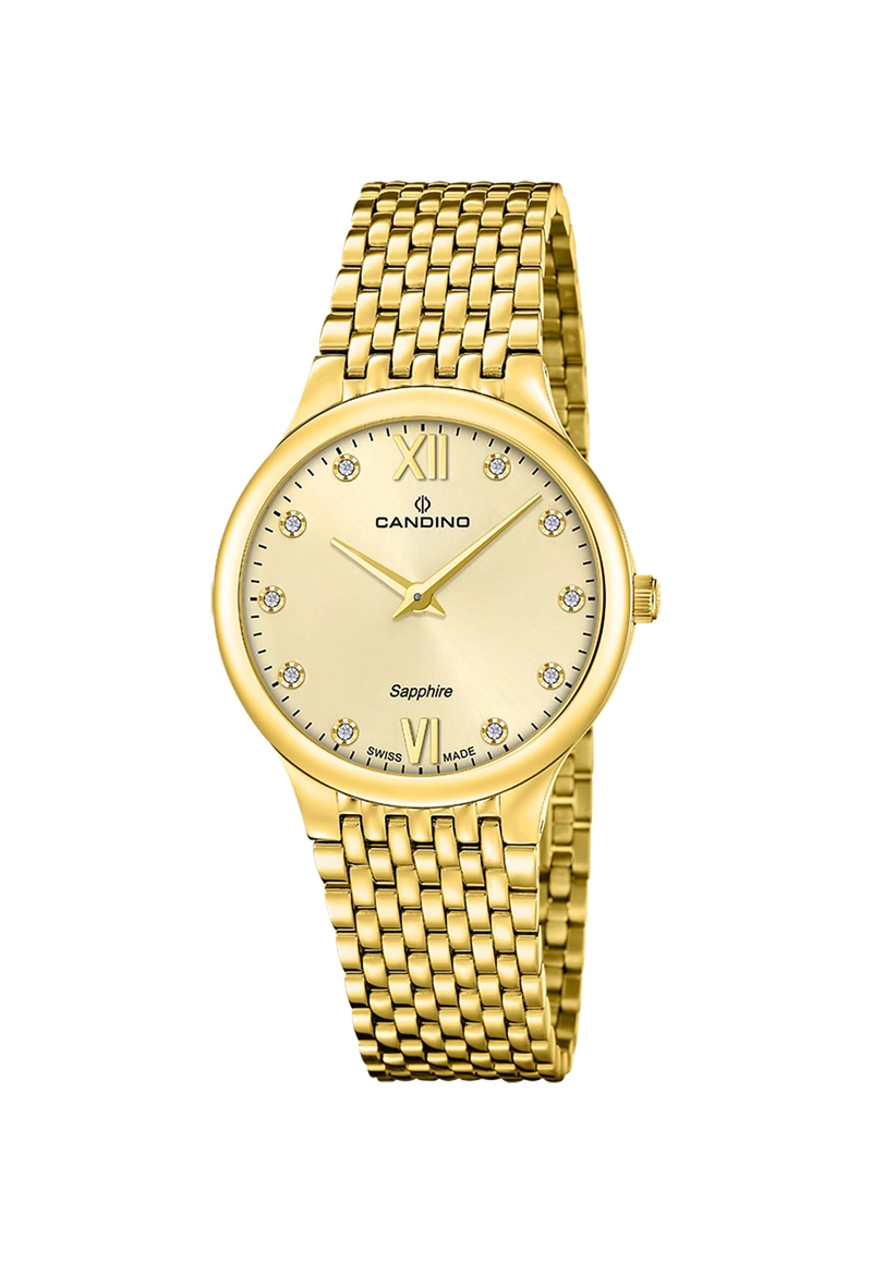 RELOJ C4791/2 CANDINO SWISS DORADO MUJER CANDINO 1947 - 1