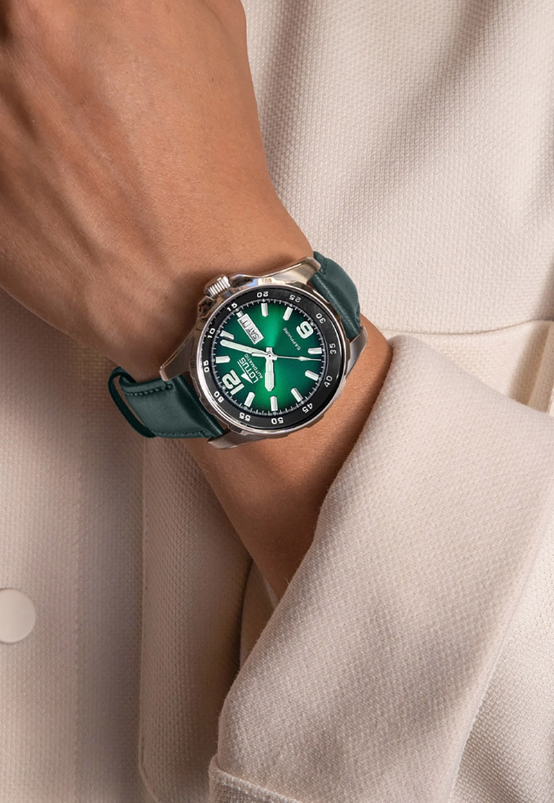 RELOJ 18998/3 LOTUS VERDE HOMBRE AUTOMATICO - 2