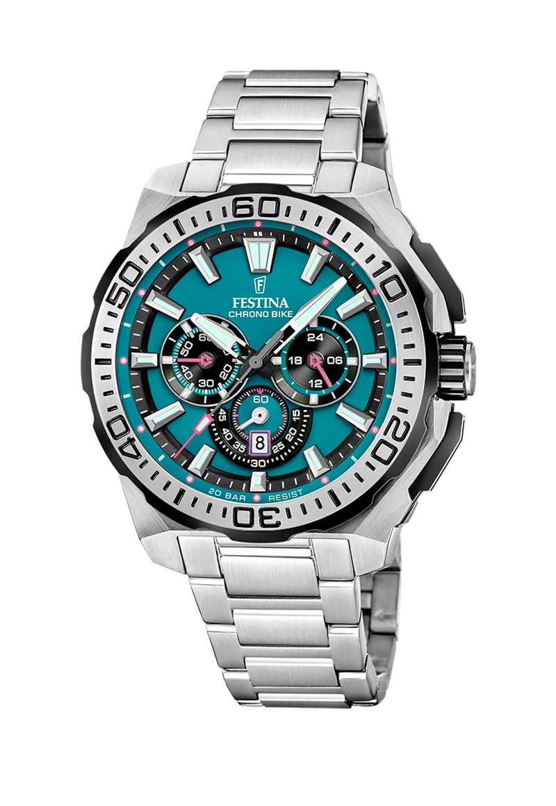 RELOJ F20724/6 FESTINA TURQUESA HOMBRE CHRONO BIKE - 1