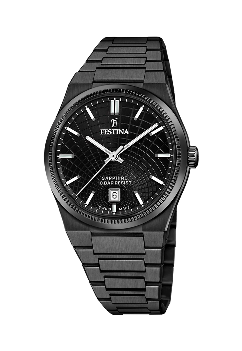 RELOJ F20080/1 FESTINA SWISS NEGRO HOMBRE RIVE COLLECTION - 1