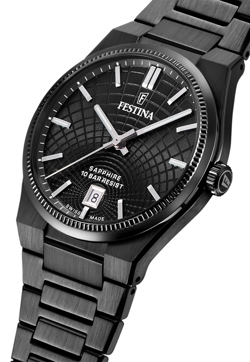 RELOJ F20080/1 FESTINA SWISS NEGRO HOMBRE RIVE COLLECTION - 4