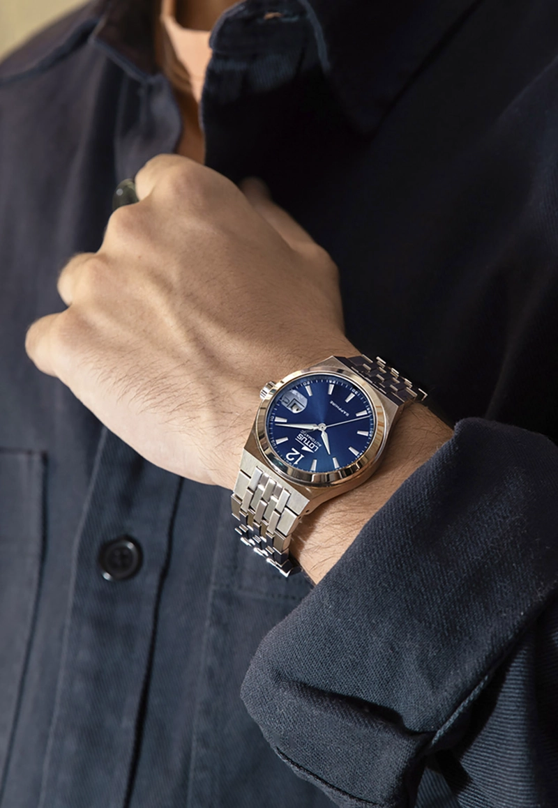 RELOJ 19000/3 LOTUS AZUL HOMBRE AUTOMATICO - 3