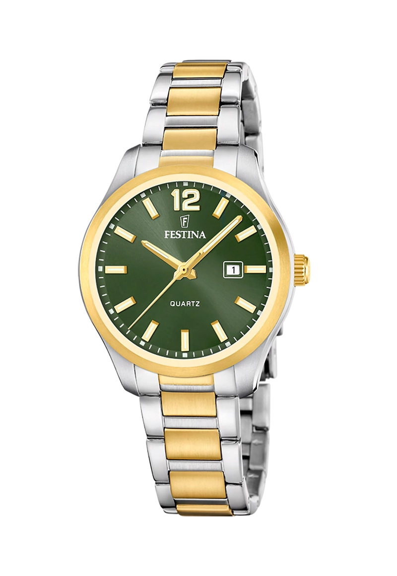 RELOJ F20739/4 FESTINA VERDE MUJER ACERO CLASICO - 1