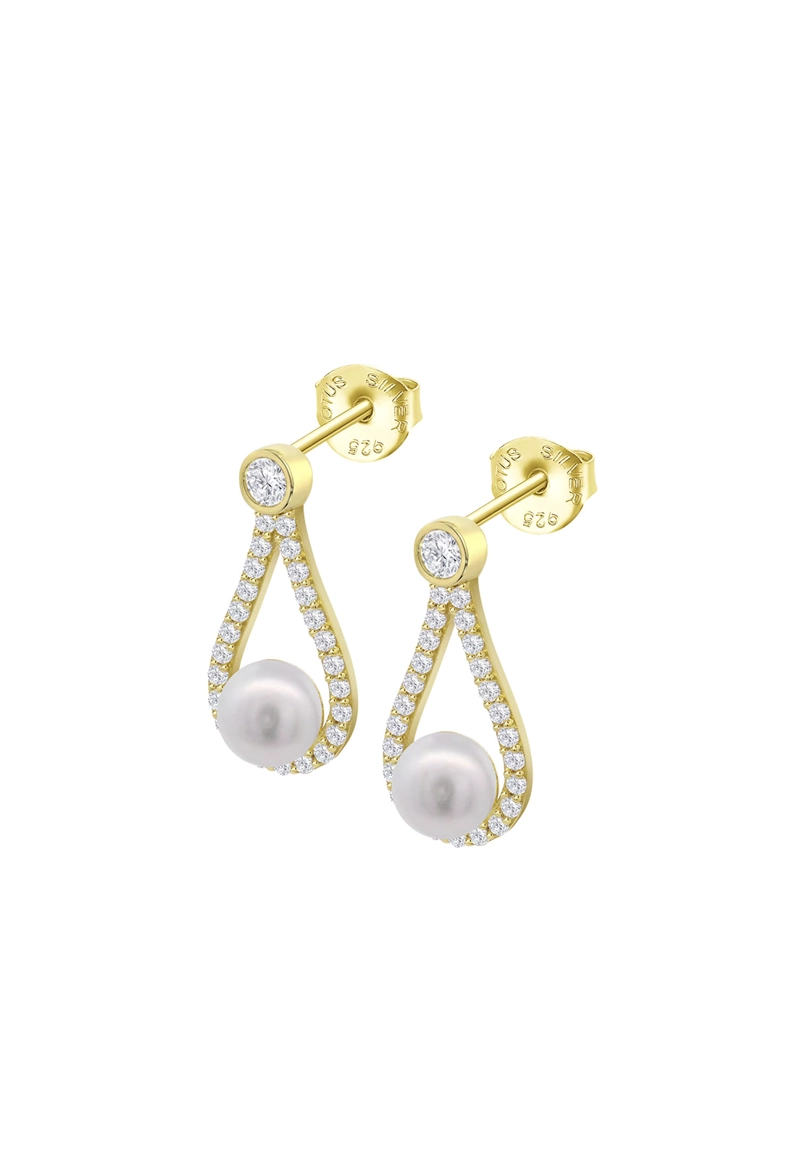 AROS LP3481-4/2 LOTUS SILVER MUJER PEARLS - 1