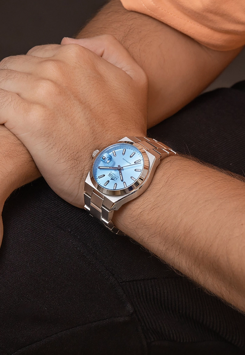RELOJ 18996/1 LOTUS AZUL HOMBRE AUTOMATICO - 3