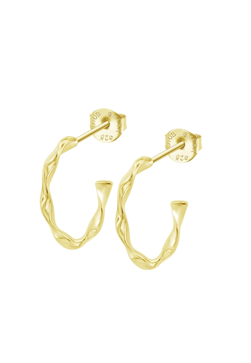 AROS LP3781-4/2 LOTUS SILVER MUJER HOOPS - 1