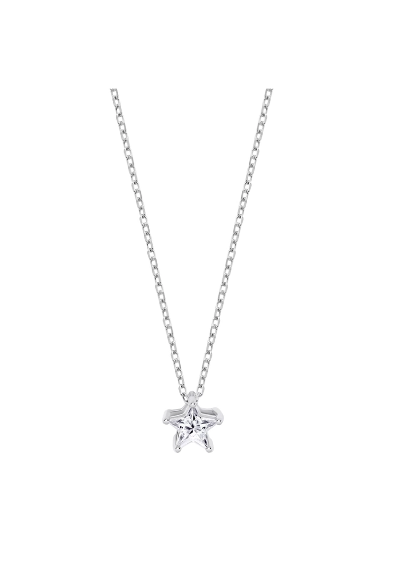 COLLAR LP3834-1/1 LOTUS SILVER MUJER CHARMING LADY SWAROVSKI - 1