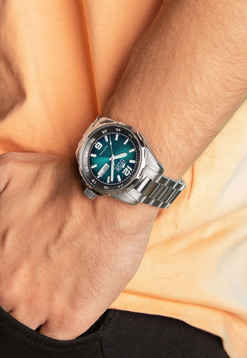 RELOJ 18997/1 LOTUS AZUL HOMBRE AUTOMATICO - 3