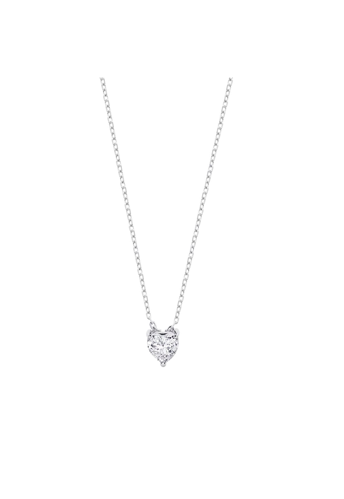 COLLAR LP3833-1/1 LOTUS SILVER MUJER CHARMING LADY SWAROVSKI - 1