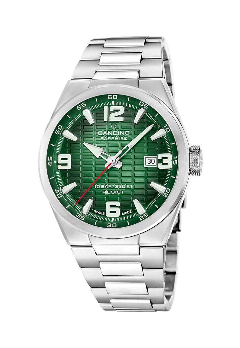 RELOJ C4797/4 CANDINO SWISS VERDE HOMBRE CANDINO 1947 - 1
