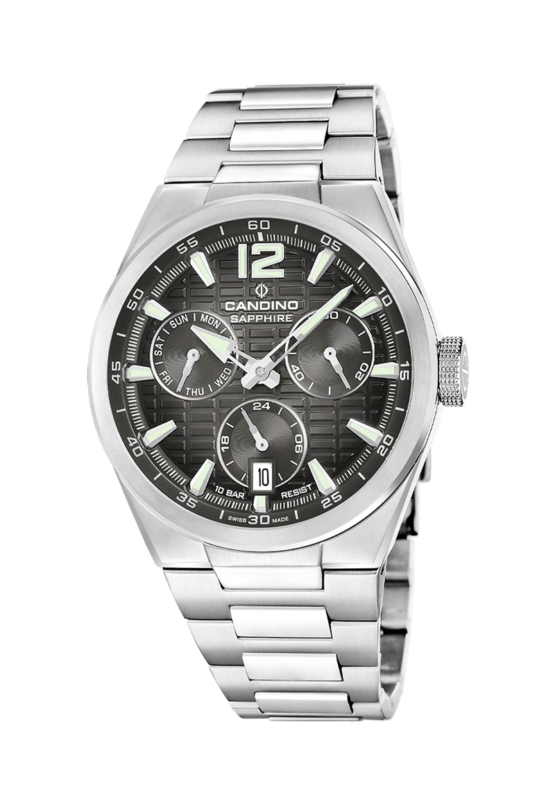 RELOJ C4796/4 CANDINO SWISS NEGRO HOMBRE CANDINO 1947 - 1