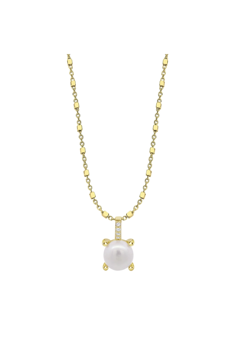 COLLAR LP3409-1/2 LOTUS SILVER MUJER PEARLS - 1