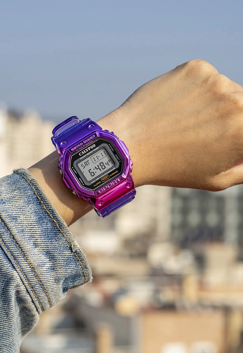 RELOJ K5874/2 CALYPSO LILA MUJER COLOR SPLASH - 2