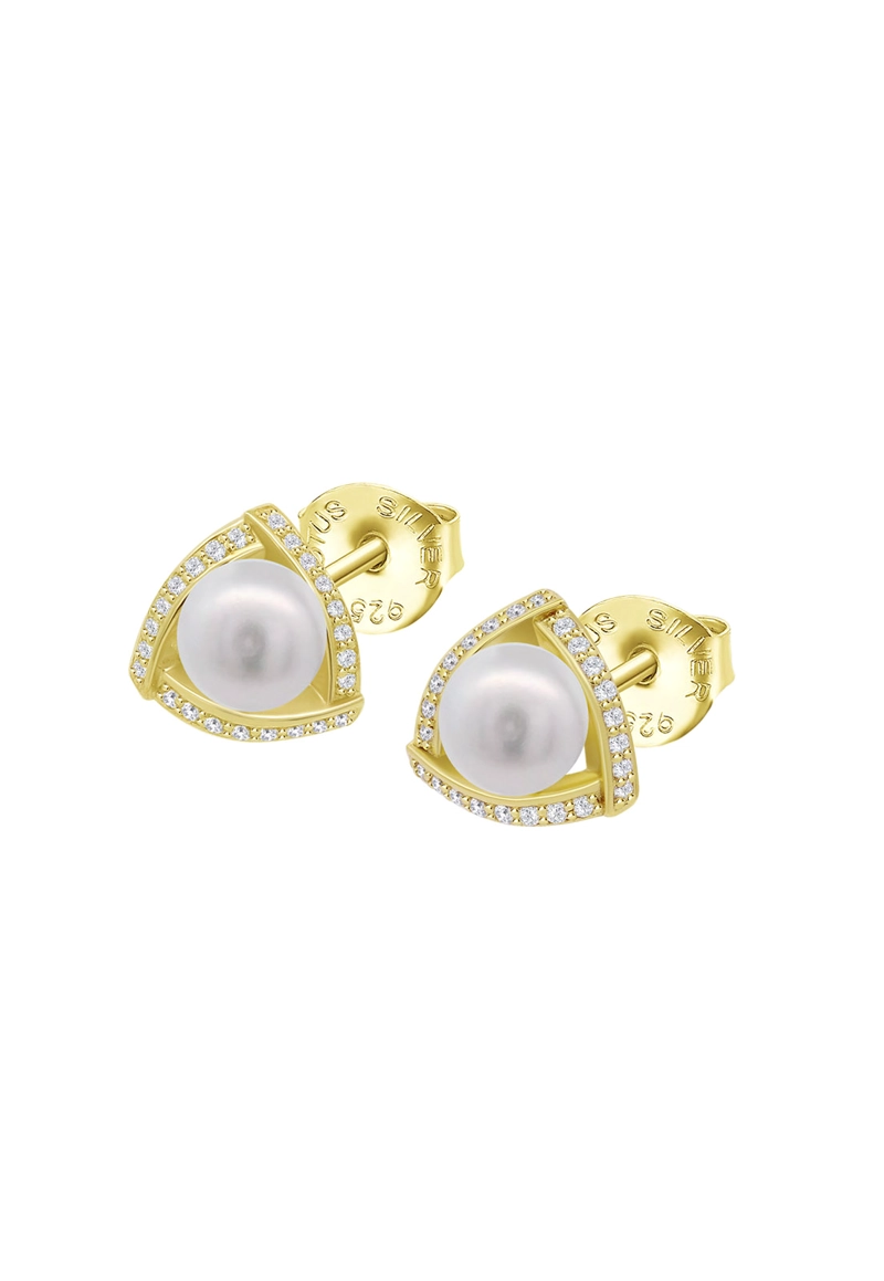 AROS LP1928-4/3 LOTUS SILVER MUJER PEARLS - 1