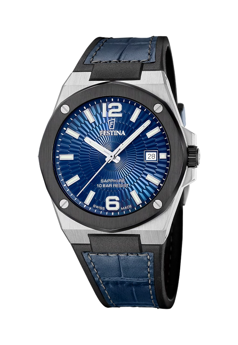 RELOJ F22001/2 FESTINA SWISS AZUL HOMBRE VALLEY - 1