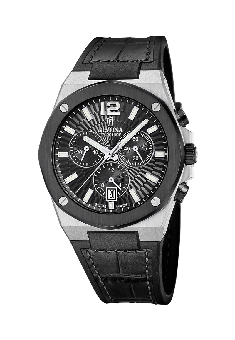 RELOJ F22003/4 FESTINA SWISS NEGRO HOMBRE VALLEY - 1
