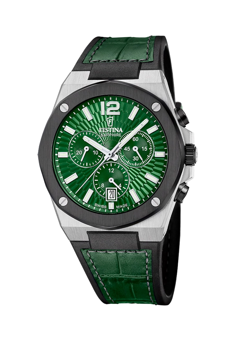 RELOJ F22003/3 FESTINA SWISS VERDE HOMBRE VALLEY - 1
