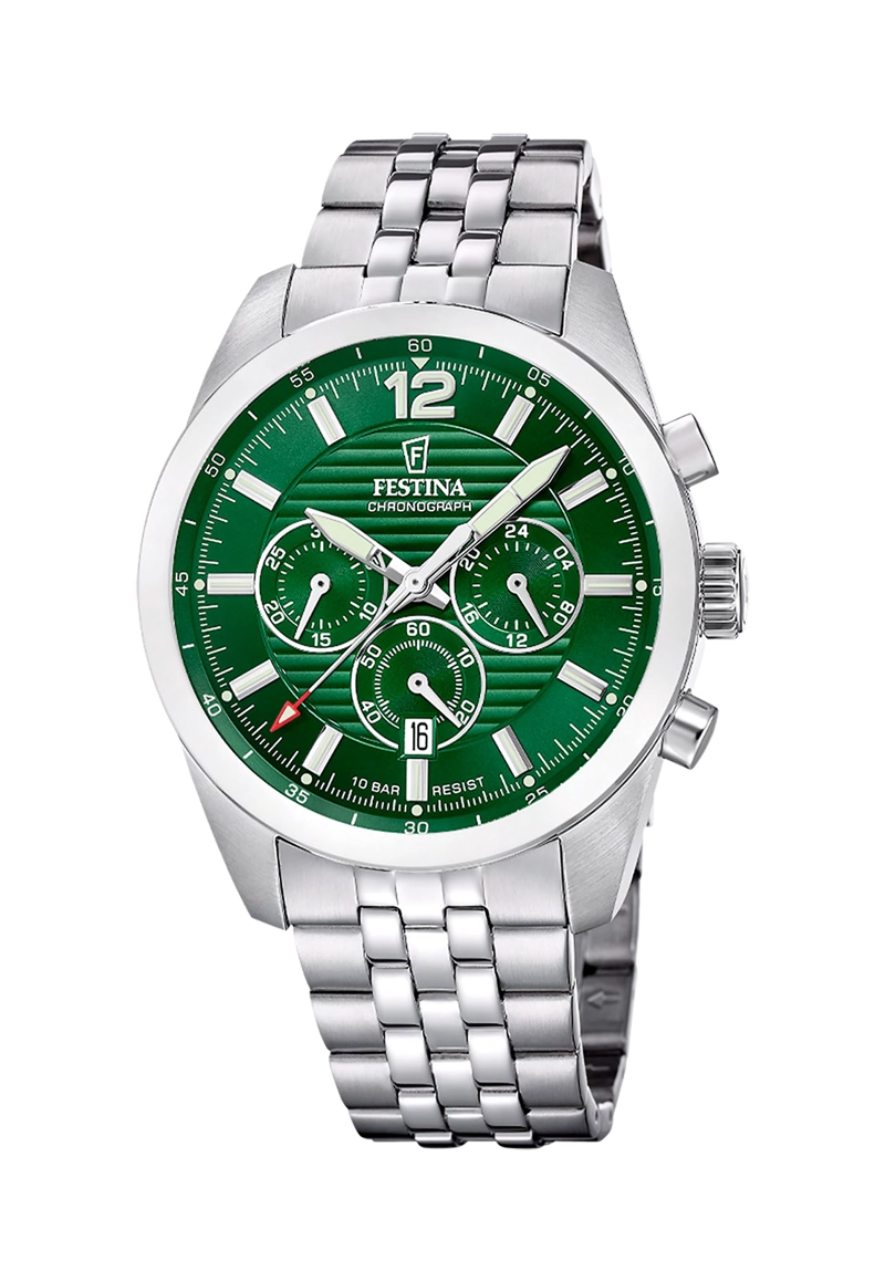 RELOJ F20742/2 FESTINA VERDE HOMBRE TIMELESS CHRONOGRAPH - 1